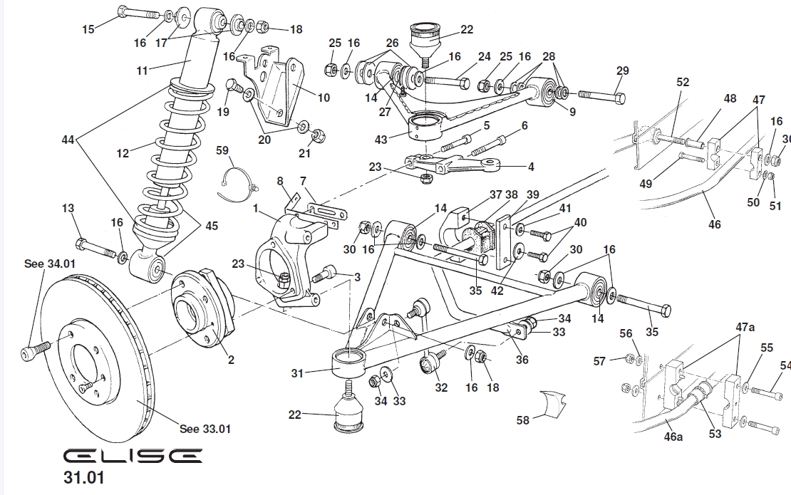 A111C0063F - Lotus Drop link-arb. Suspension | Lotus Parts Online ...